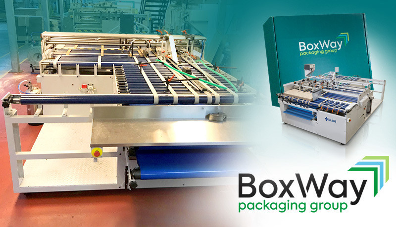 ​BoxWay Packaging Group invest in a Kolbus Autobox MULTI-NOVA MN400 Gluer